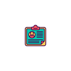 Project management icon vector design