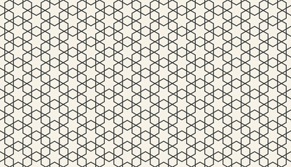 Abstract seamless islamic geometric pattern