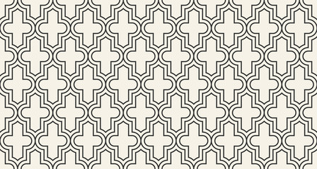 Abstract seamless islamic geometric pattern
