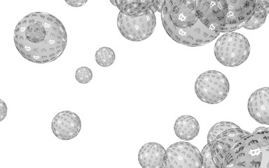 Bitcoin economic financial bubble. Cryptocurrency 