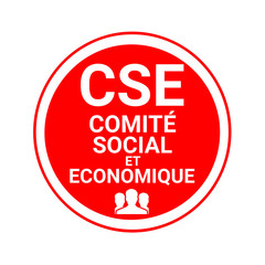 Symbole CSE, comité social et économique 