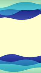 Background with Paper Cut shapes