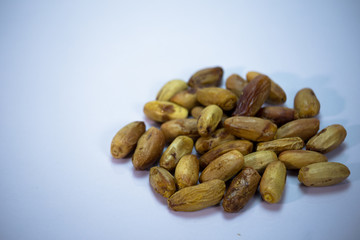 Nigeria local dates Isolated with white background
