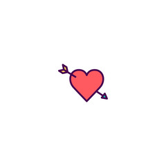 Cupid Icon Design. Lifestyle icon vector design