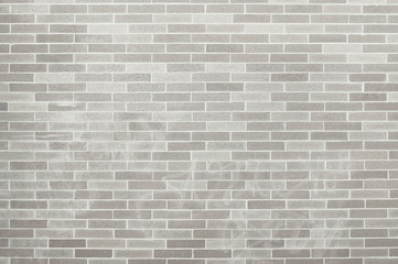 Old grey brick wall background - 259024361