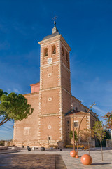 Nuestra Se&ntilde;ora de la Asunci&oacute;n church, Meco, Madrid, Spain. Declared historic National Artistic monument.