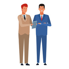 businessmen avatar cartoon character