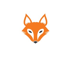 fox logo icon vector template