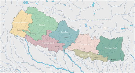 Map of Nepal