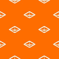 Square tap gas pattern vector orange for any web design best