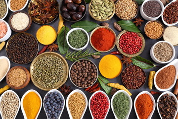 Spices and herbs.