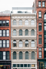 Naklejka premium Architectural details in downtown Baltimore, Maryland