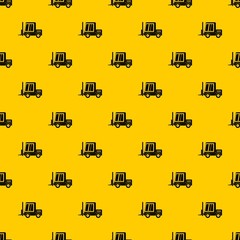 Stacker loader pattern seamless vector repeat geometric yellow for any design