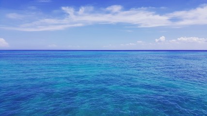 Fototapeta na wymiar Caribbean blue
