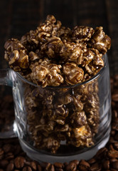 Mug of Coffee Flavored Candy Coated Popcorn