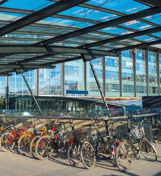 Bicycles Parking Kastrup Airport Denmark