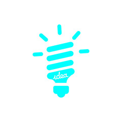 idea, bulb, light, energy bulb, head, thinking, creative business idea cyan color icon
