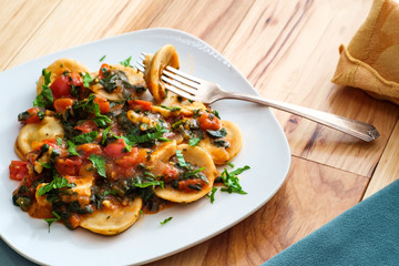 Cheese Ravioli Chicken Sauce