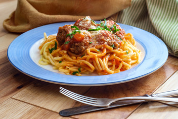 Spaghetti and Meatballs