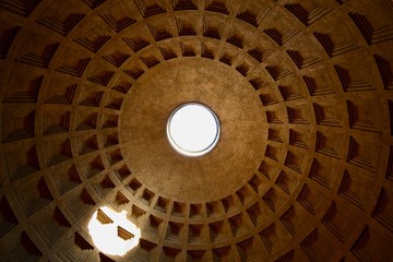Inside view of the Pantheon view 