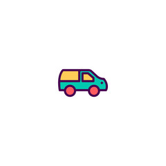 Car icon design. Transportation icon vector design
