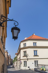 Fototapeta na wymiar Vintage lanterns on the streets of Warsaw