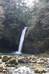 The famous waterfall of Japan. "Joren-fall" Izu city,Shizuoka prefecture.