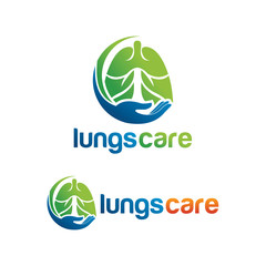 lungs logo icon design