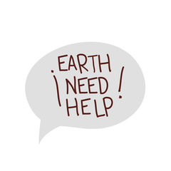 earth need help label icon
