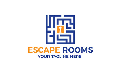 Obraz premium Escape Rooms Logo