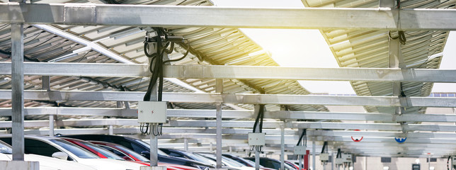 New energy solar photovoltaic panel bracket partial detail map