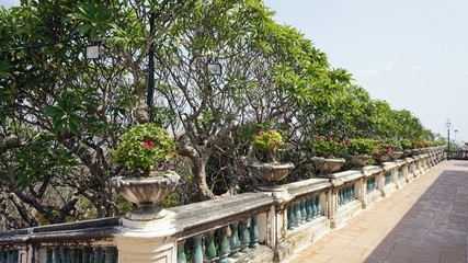 Fototapeta na wymiar Phra Nakon Kiri Temple Complex in Thailand