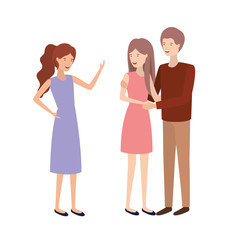 group of people avatar character