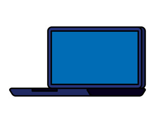 laptop computer isolated icon