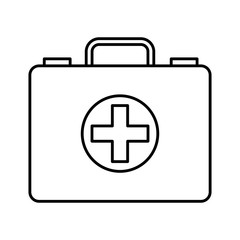 medical kit isolated icon