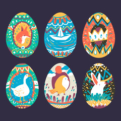 Easter egg designs collection
