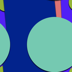 Flat material design - Creative vector trend seamless