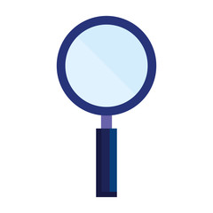 magnifying glass isolated icon