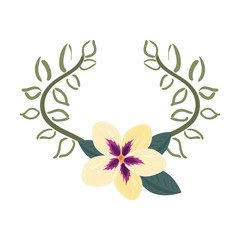 floral flowers leaves