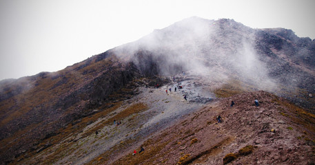 subida al volcan la malinche