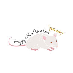 2020年　年賀状素材　子年　令和　イラスト