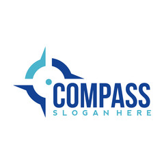 compass logo design template © kirania