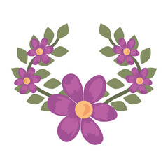 floral flowers leaves