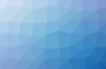 Dark blue polygonal illustration, which consist of triangles. Geometric background in Origami style with gradient. Triangular design for your business.