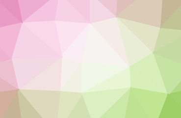 vector abstract irregular polygonal background - triangle low poly pattern - horizontal rainbow color spectrum