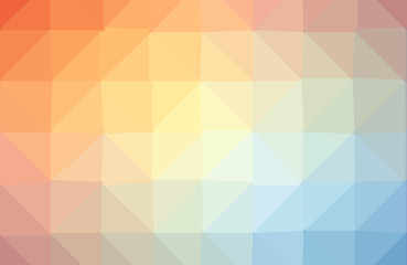 Obraz premium Colorful light polygonal illustration, which consist of triangles. Triangular design for your business. Creative geometric background in Origami style with gradient