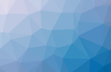 Dark blue geometric rumpled triangular low poly origami style gradient illustration graphic background. Vector polygonal design for your business. - Vector