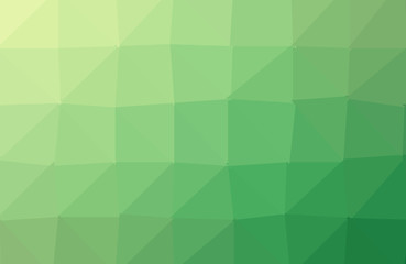 Light green-yellow abstract polygonal background. A sample with polygonal shapes. Triangular pattern for your business design. - Vector