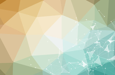 Abstract technology science background concept beautiful colorful connection digital geometric lines and dot communication connect on hi tech future design background,vector illustration - Vector