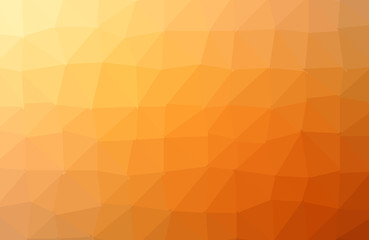 Obraz premium Vector of modern abstract polygonal background. Orange Vector polygonal design for your business.